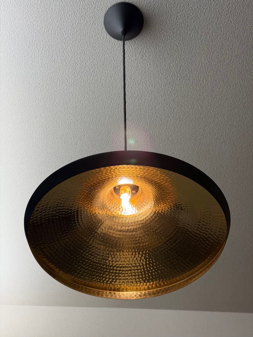 Tom Dixon　ビート ワイド ペンダント LED ブラック Φ360mm