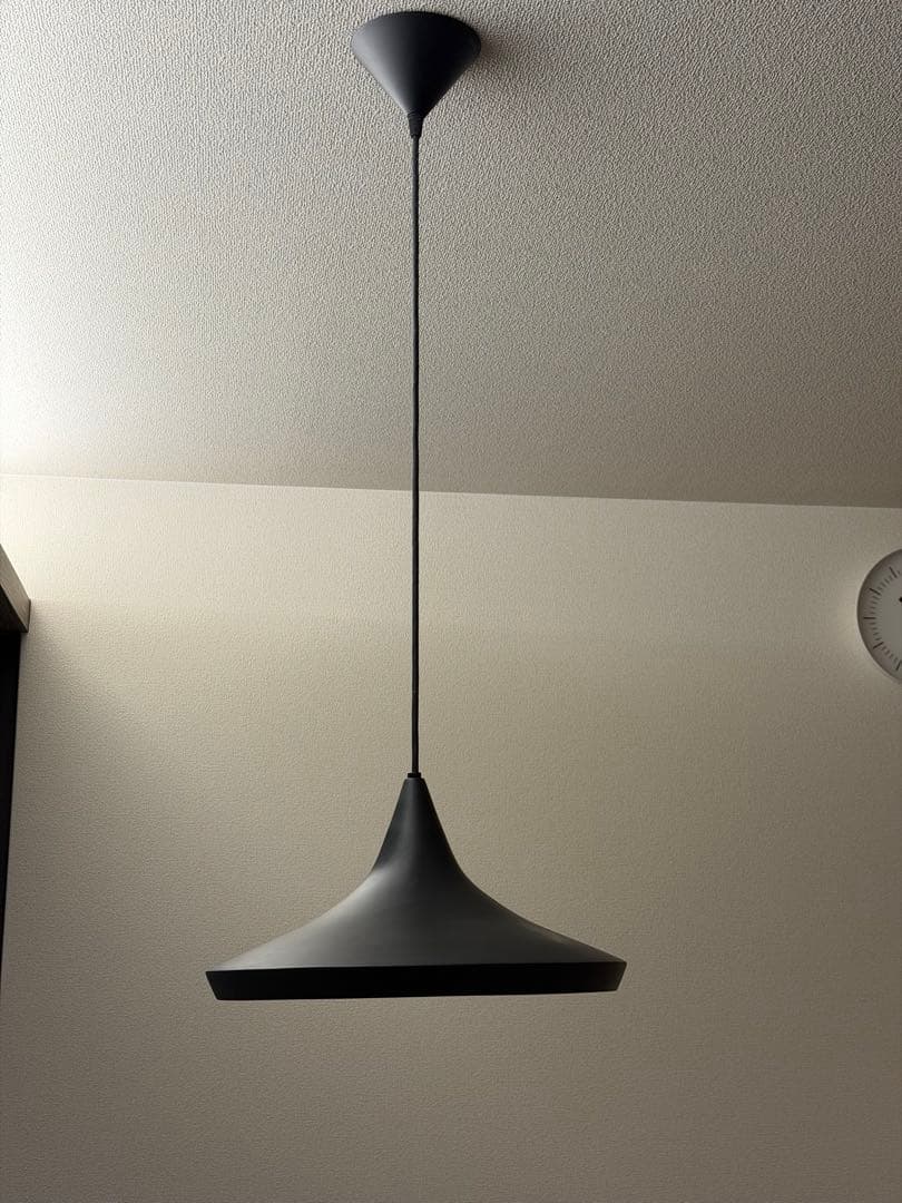 Tom Dixon　ビート ワイド ペンダント LED ブラック Φ360mm