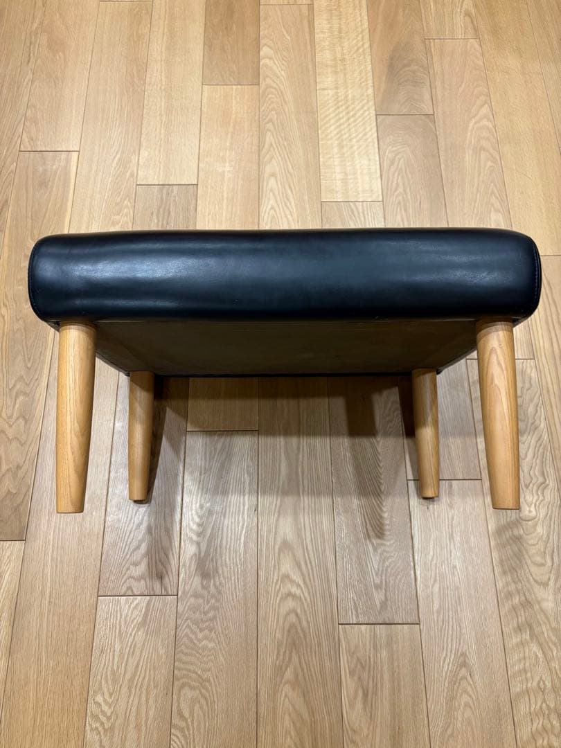 CONDE HOUSE カンディハウス エクリプス オットマン　ブラック　黒