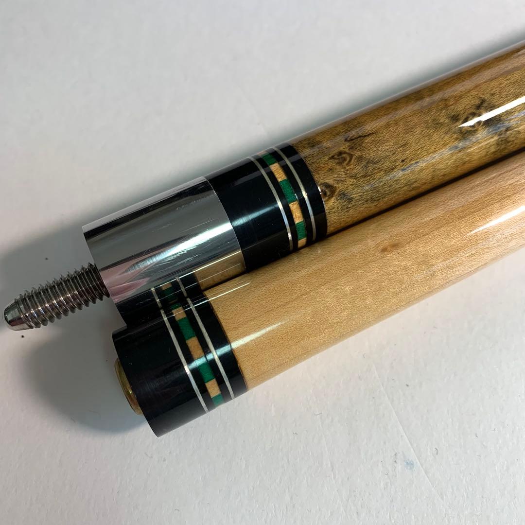 Excalibur 4剣 本ハギ オールド ビリヤードキュー バーズアイメイプル