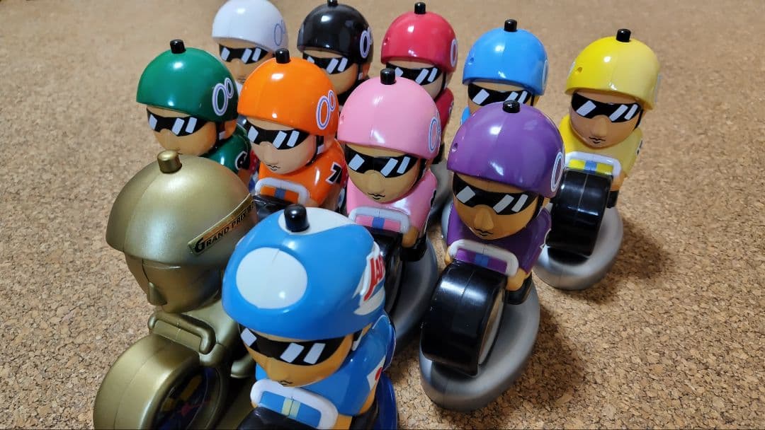 ケイリンマン　目覚まし時計　競輪　自転車　セット　レア　廃番　希少　スポーツ