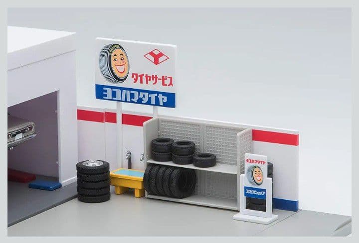 トミカラマ ヴィンテージ 1/64 【 タイヤショップ・ ヨコハマタイヤ