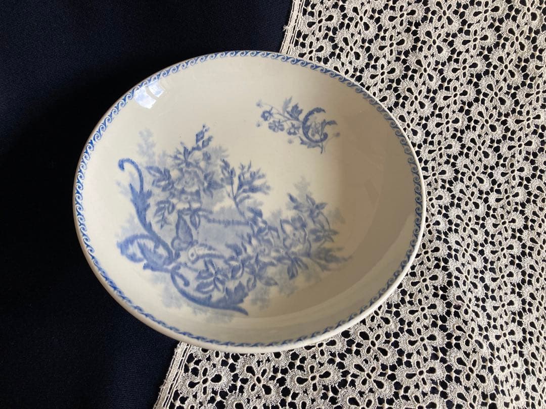 フランスアンティーク クレイユモントロー コンポティエ