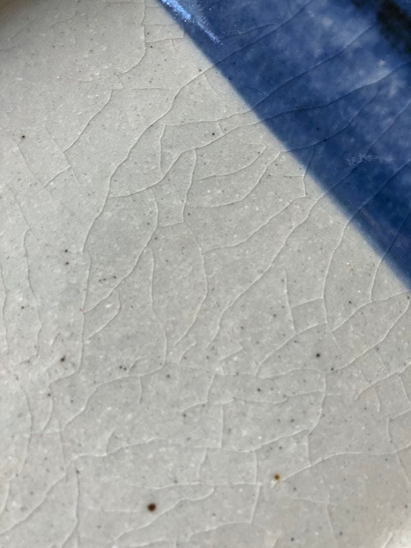 伊勢　神楽窯　奥田康博　呉須　魚柄　赤絵　角皿