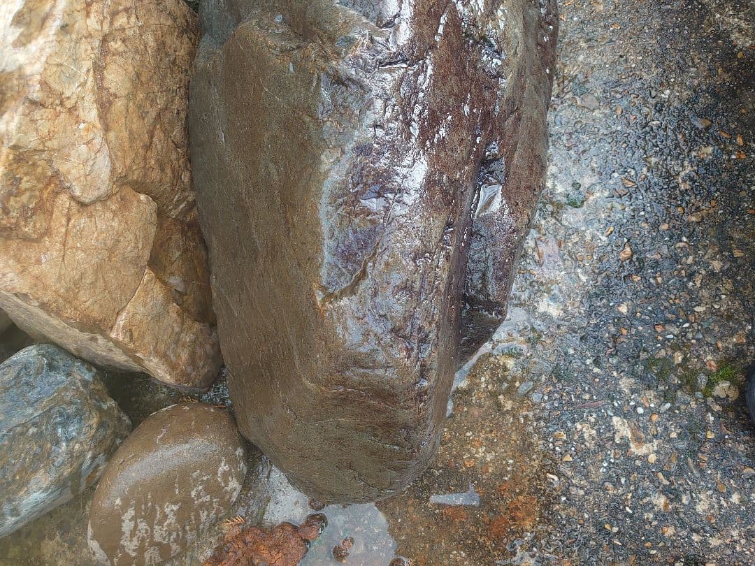 庭石 山型 約120kg 鑑賞石 庭園 坪庭 枯山水 造園