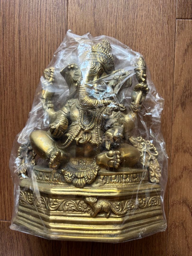 ガネーシャ像　インド入手　4kg