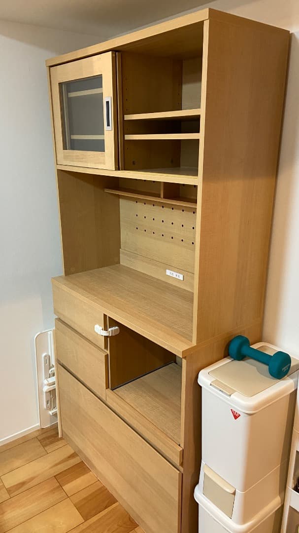 【ぽてと様待ち】KAGU LABO 木製ナチュラルウッド 北欧 食器棚