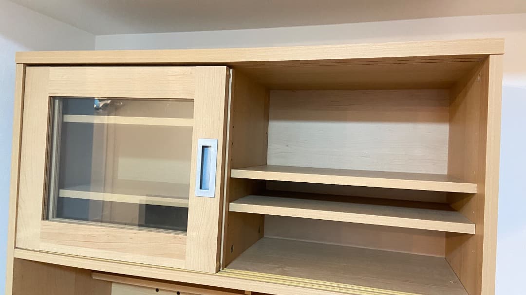 【ぽてと様待ち】KAGU LABO 木製ナチュラルウッド 北欧 食器棚