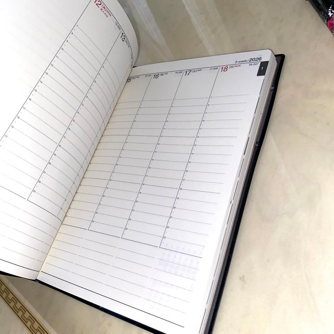 2026年度手帳 サーキュレーター　ランタン　薔薇　手描き