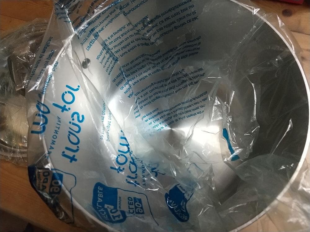 ☆未使用☆ 深型 両手鍋 グラーノ 20cm ステンレス製 オール三層