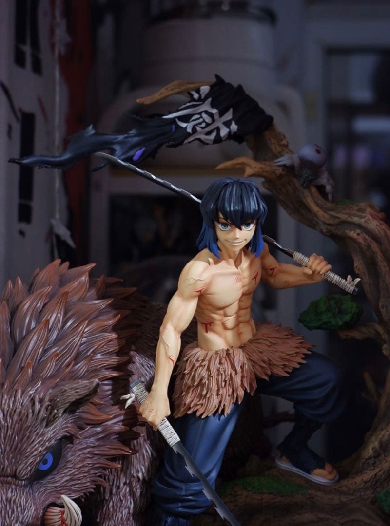 鬼滅の刃 フィギュア ガレージキット 嘴平伊之助 - メルカリ