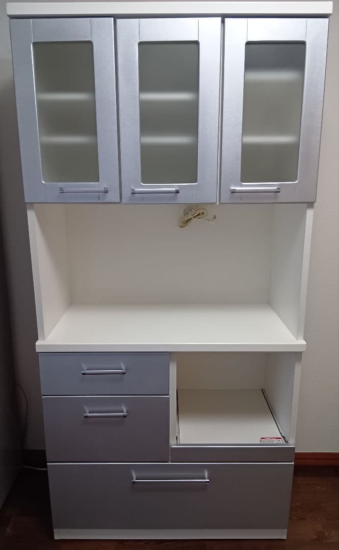 ニトリ　食器棚　キッチンボード　90　家財便送料込み