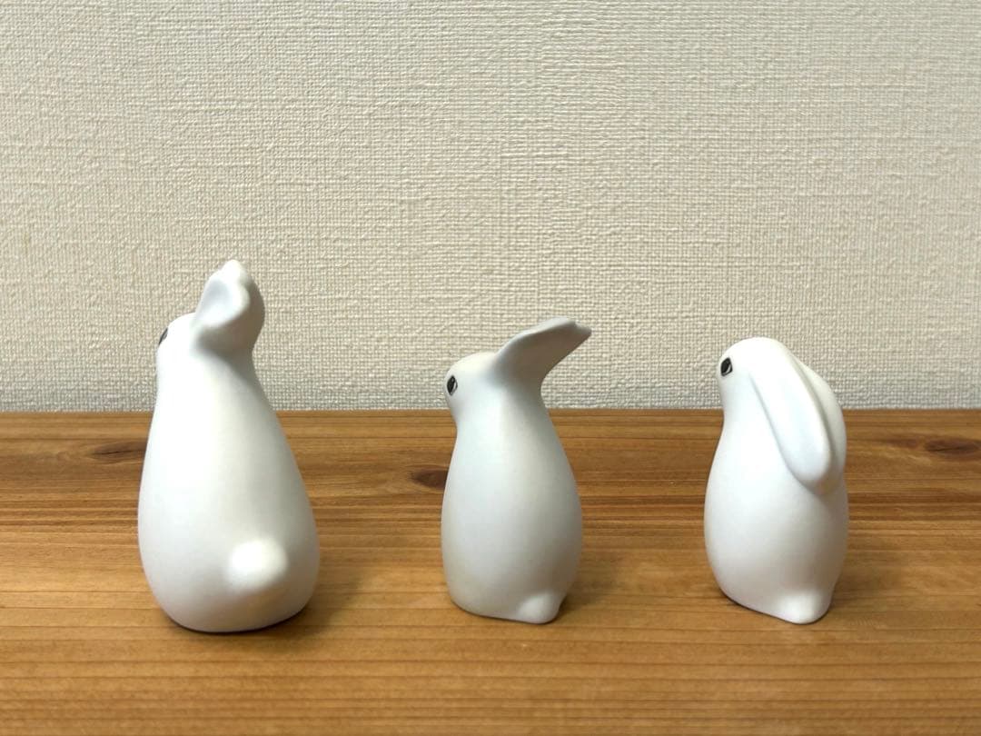 Arabia うさぎの家族 3羽セット ウサギ ヘルヤ - メルカリ