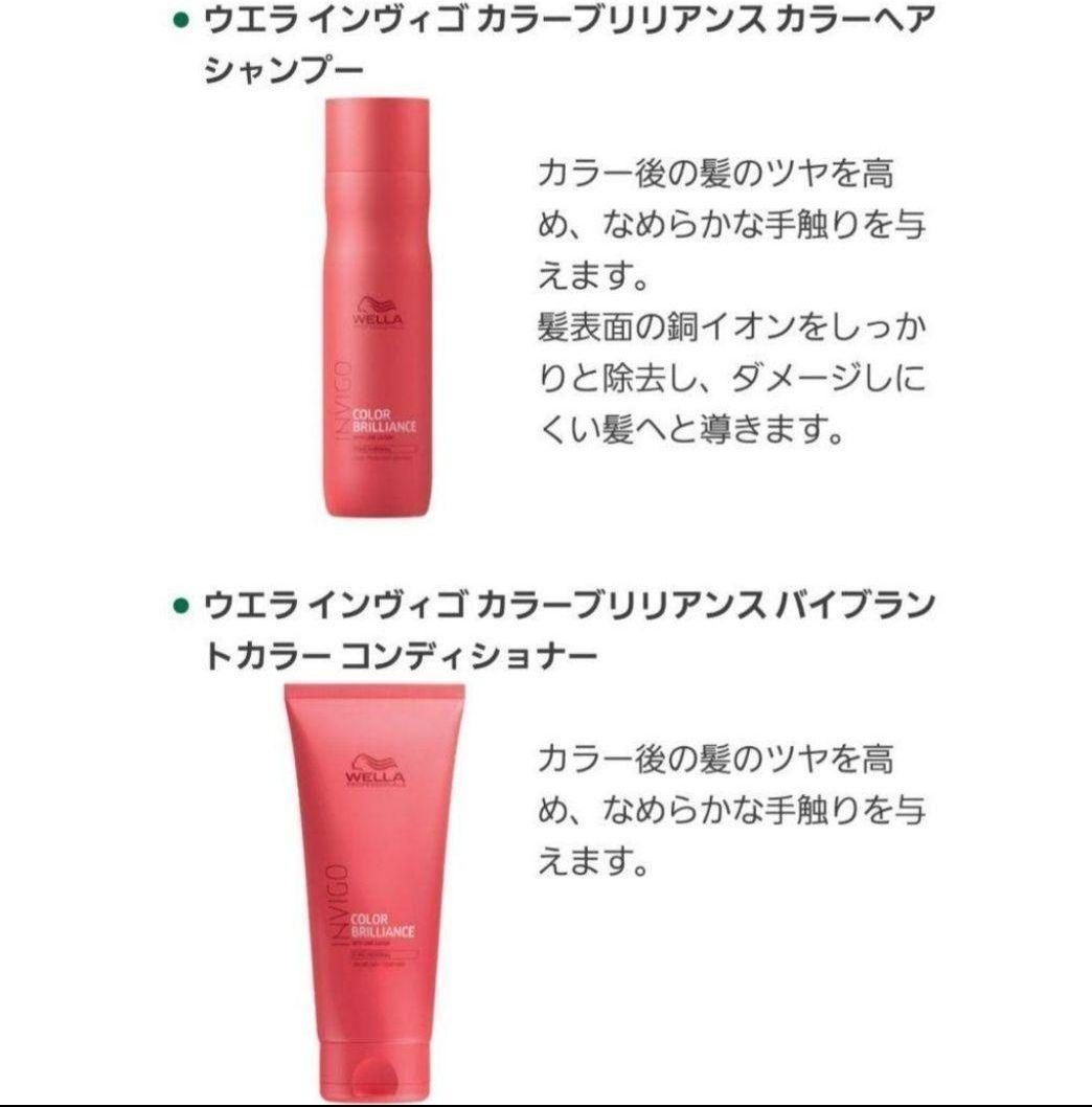 ウエラ 業務用 シャンプー&コンディショナー カラーヘア用 美容室専売品 6本