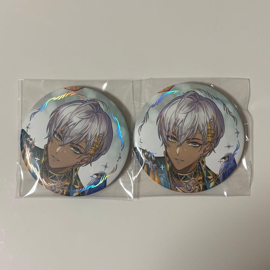 ART OF NIJISANJI ランダムマット箔押し缶バッジ イブラヒム - メルカリ