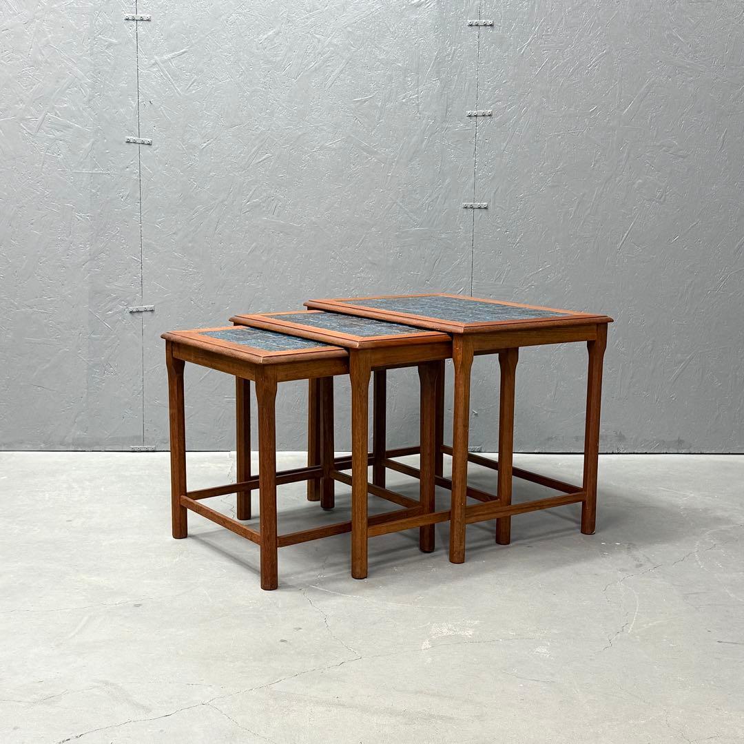 北欧デンマーク ヴィンテージ タイルトップ テストテーブル (502)