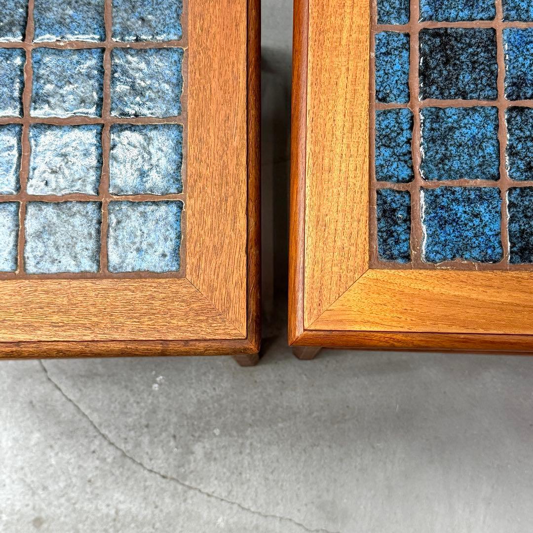 北欧デンマーク ヴィンテージ タイルトップ テストテーブル (502)