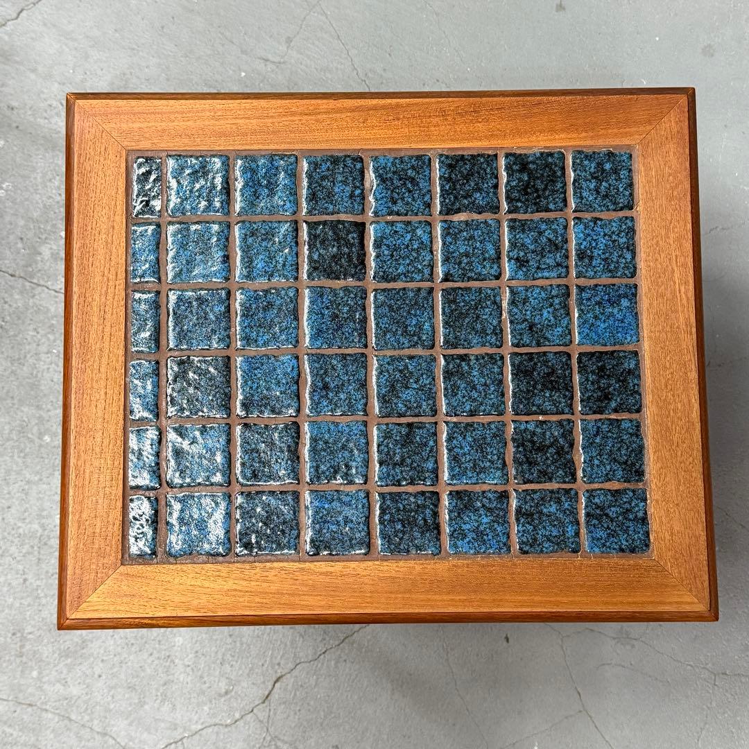 北欧デンマーク ヴィンテージ タイルトップ テストテーブル (502)