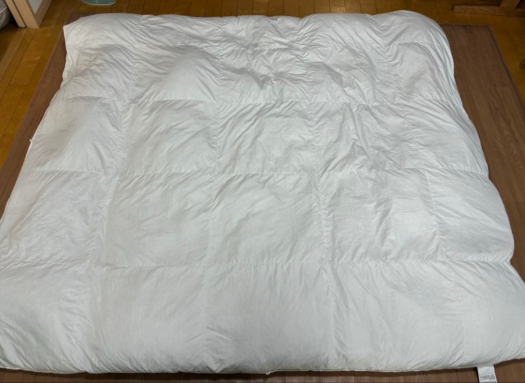 無印良品　羽毛布団　ダブルサイズ 190×210 グース 1.5kg 二層式