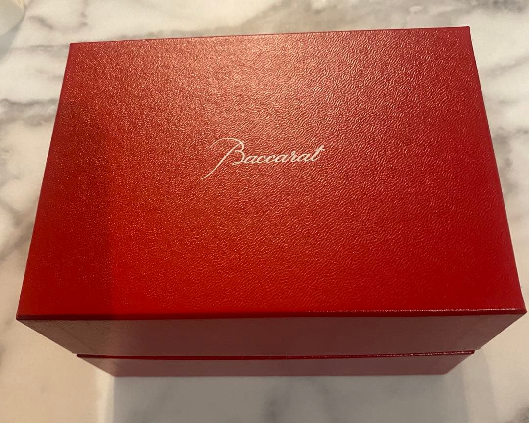 ⭐︎新品未使用　バカラ　クリスタル招き猫レッド⭐︎