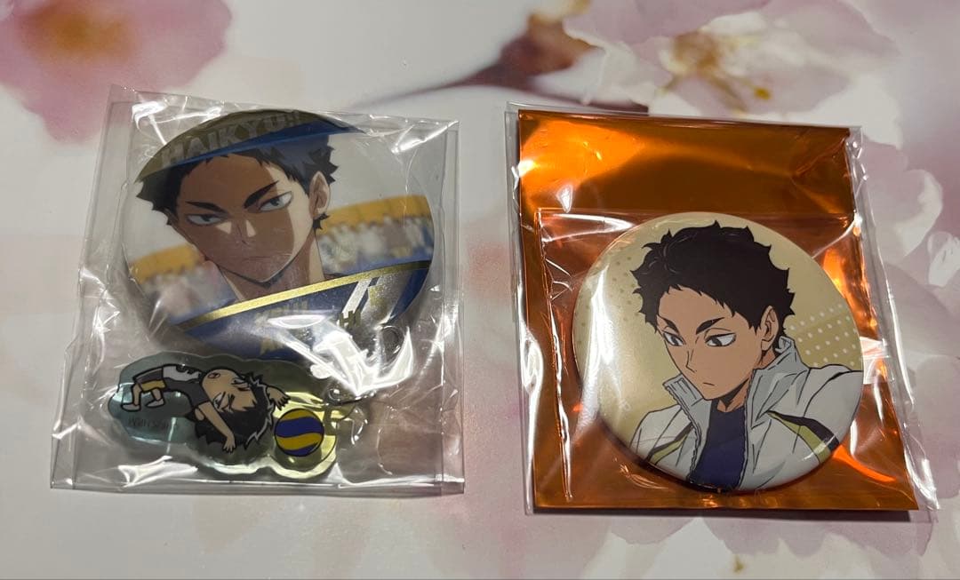 ハイキュー 赤葦京治 ジャンプフェスタ チャーム付 缶バッジ - メルカリ