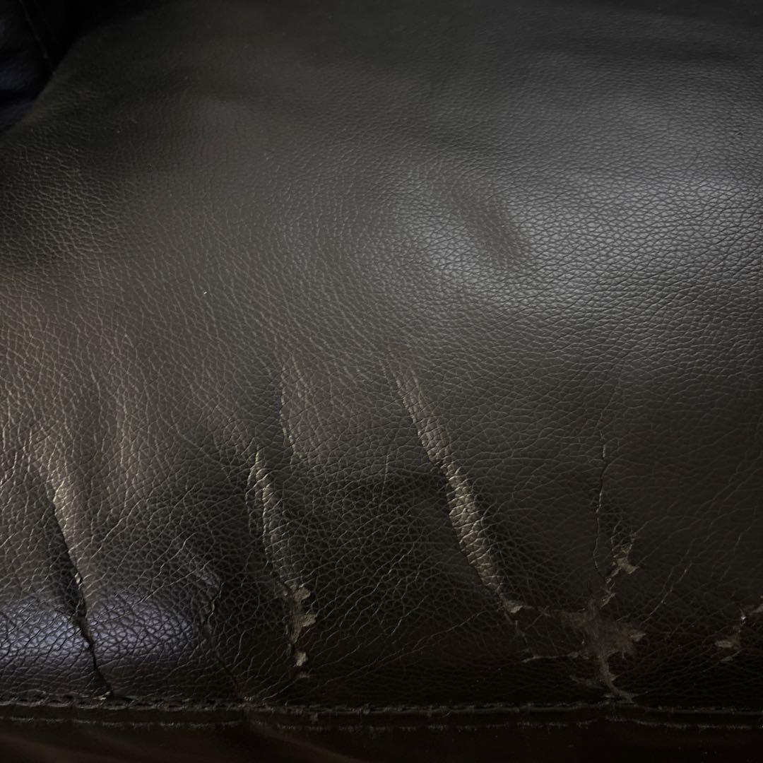 黒 レザー ソファ 2人掛け