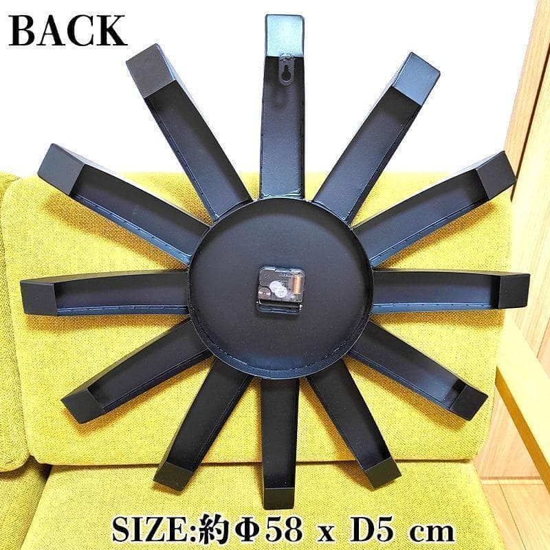 掛時計訳あり 巨大 アンティーククロック ナンバープレート 大きい 壁掛け 新品