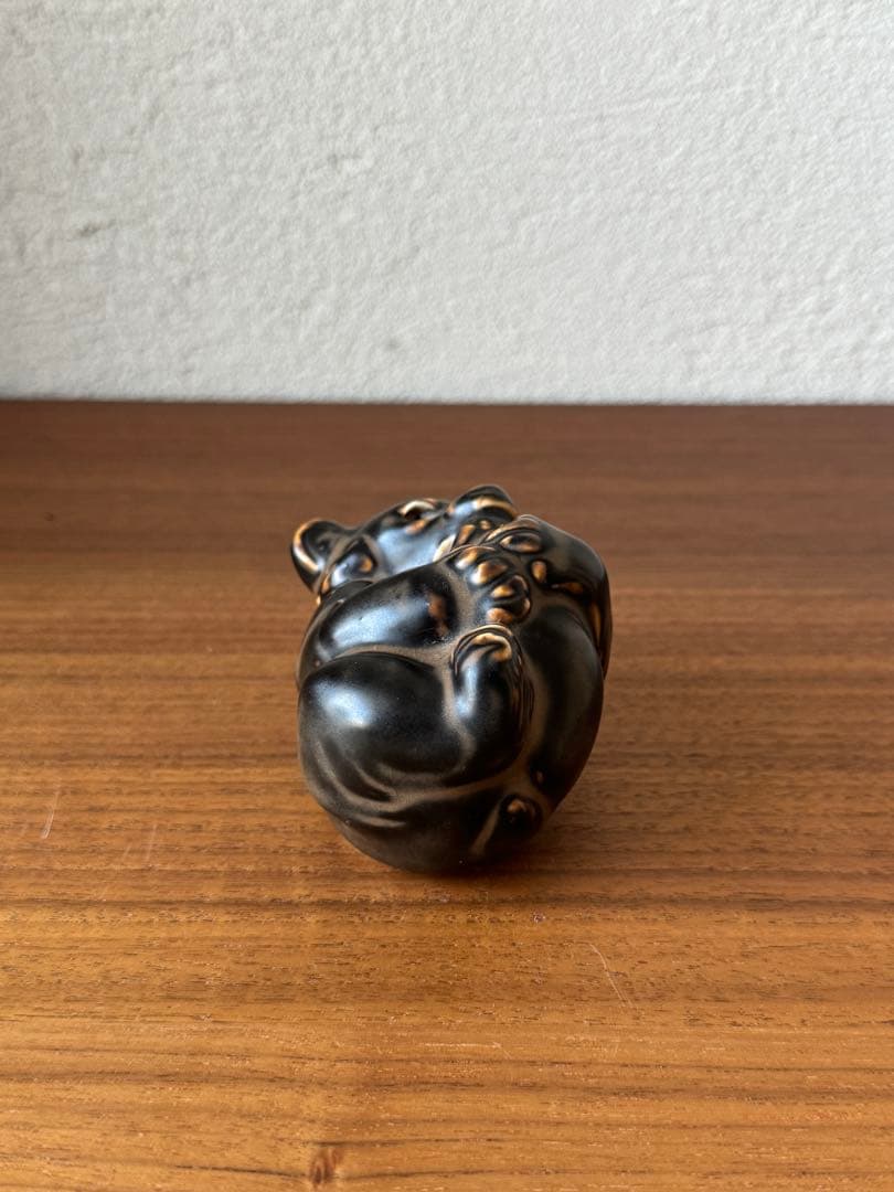 希少 1940年代 ロイヤルコペンハーゲン 足を舐める子クマ クヌード・キーン