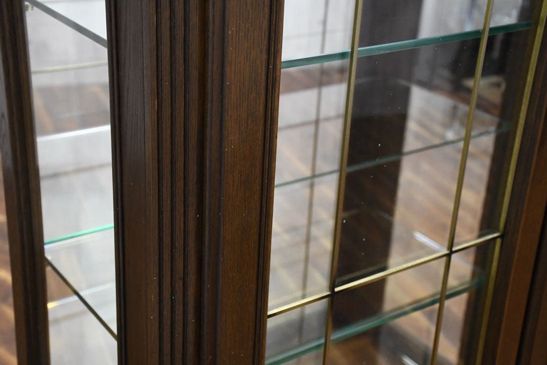 FAC31 カリモク最高峰 ドマーニ クイーンズライフ 飾り棚 照明付き ミラー