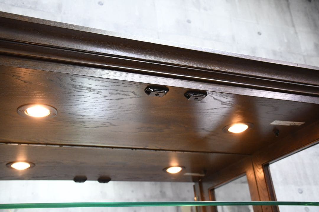 FAC31 カリモク最高峰 ドマーニ クイーンズライフ 飾り棚 照明付き ミラー