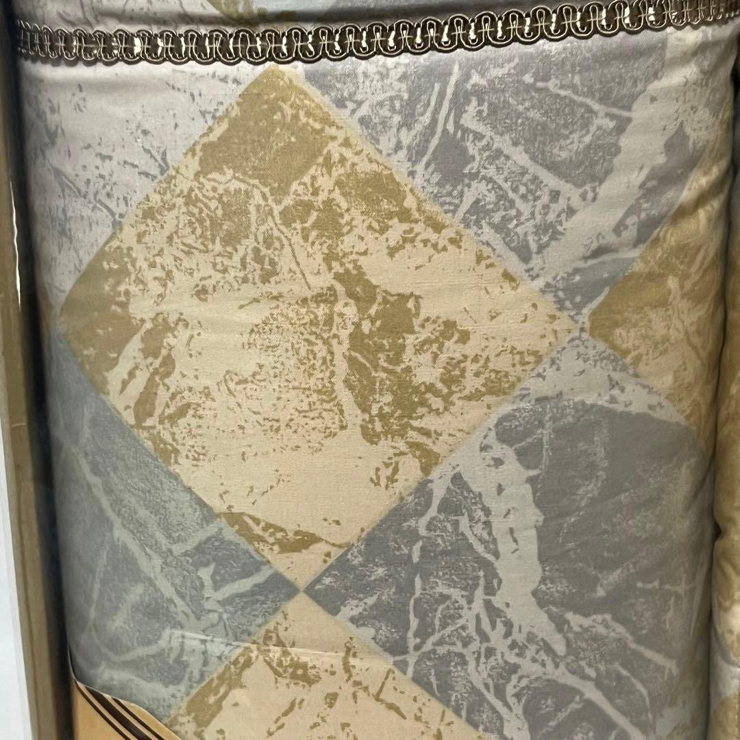 美品タグ付き　CELINE ラヴァン羊毛肌掛布団　2P 馬車ロゴ　希少デザイン