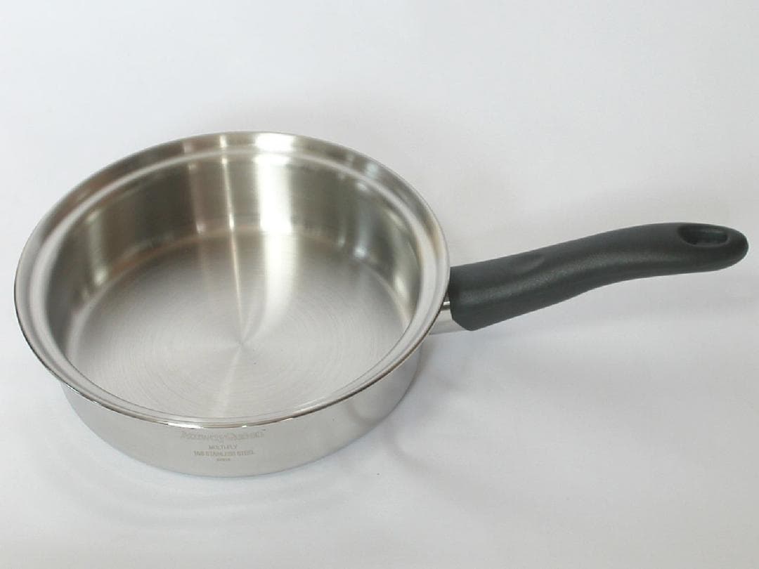 アムウェイ 中フライパン 現行未使用品 2008製 料理本とスクラブバッズ1個付