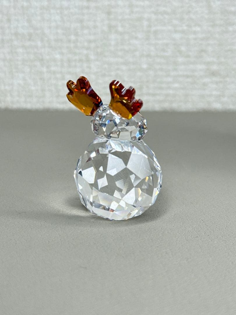 超美品★ スワロフスキー　ロッキング　トナカイ　クリスタル　オブジェ　箱あり