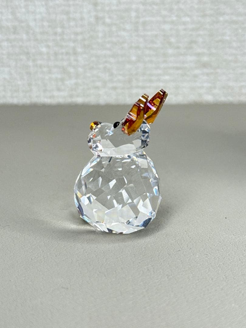 超美品★ スワロフスキー　ロッキング　トナカイ　クリスタル　オブジェ　箱あり