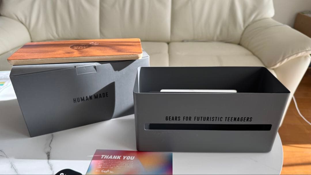 HUMAN MADE DOUBLE TISSUE CASE グレー