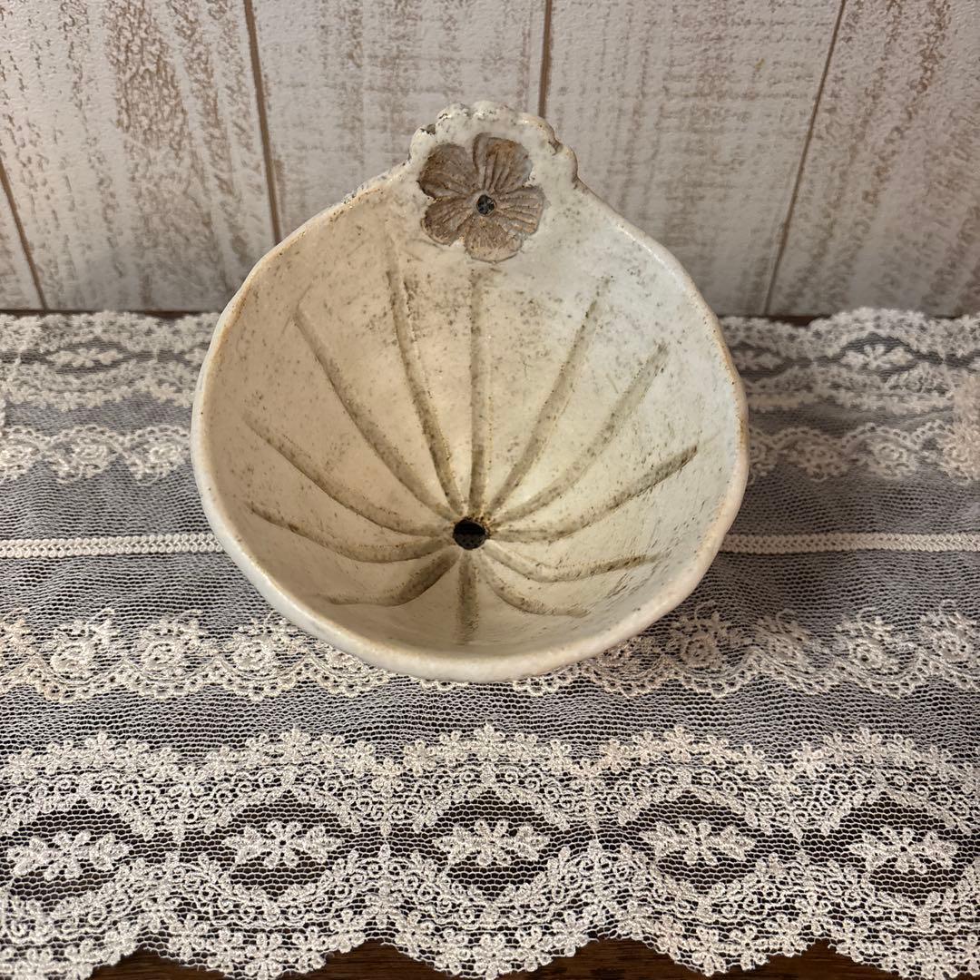 本田あつみ　ワイルドフラワー　コーヒードリッパー　ポット