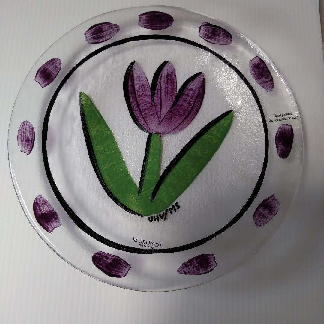 新品未使用 コスタ ボダ  KOSTA BODA  ガラス皿  当選通知付 希少