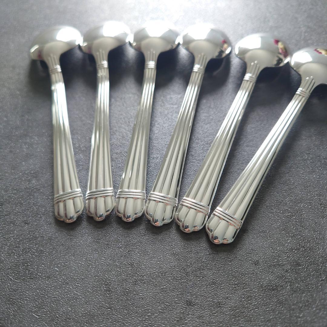 美品 クリストフル アリア コーヒースプーン 6点