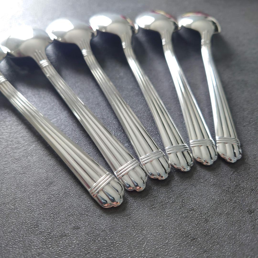 美品 クリストフル アリア コーヒースプーン 6点