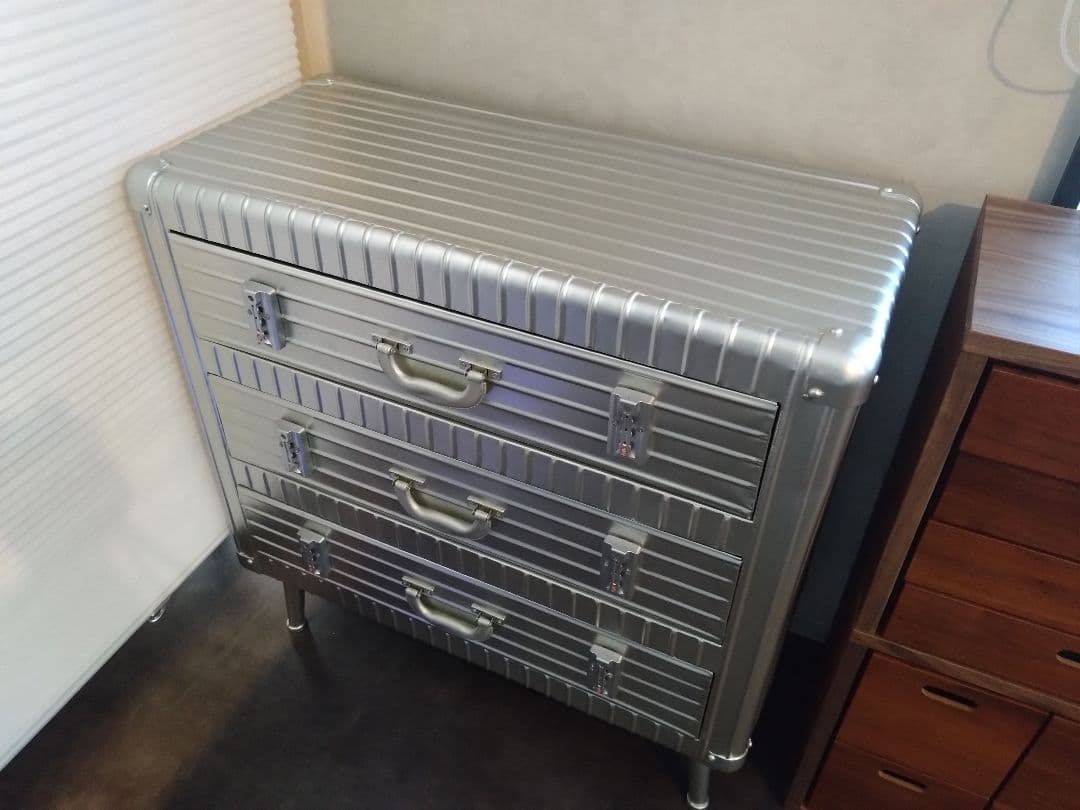 チェスト 3段チェスト インダストリアル 収納 引出し スチール お洒落