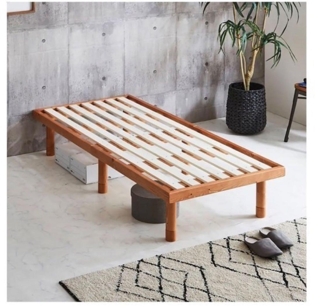 木製 すのこベッド セミシングルショート　180×80cm