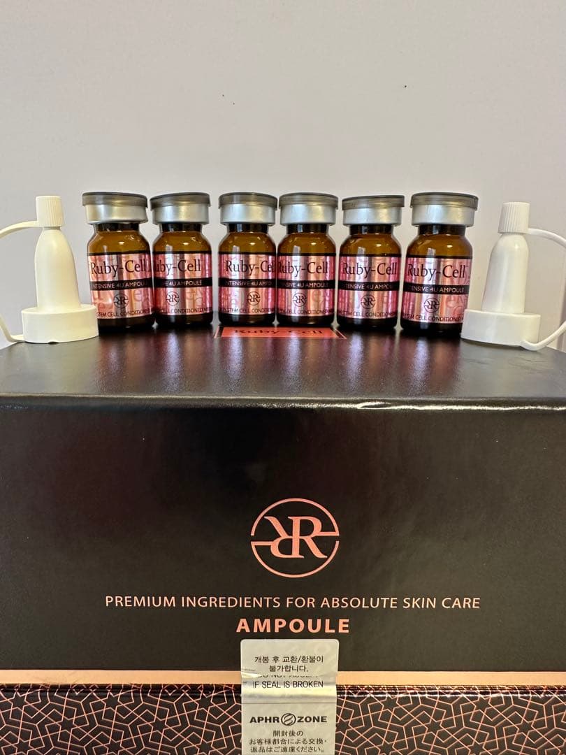 ルビーセル4Uセラム6本➕キャップ2つプレゼント - メルカリ