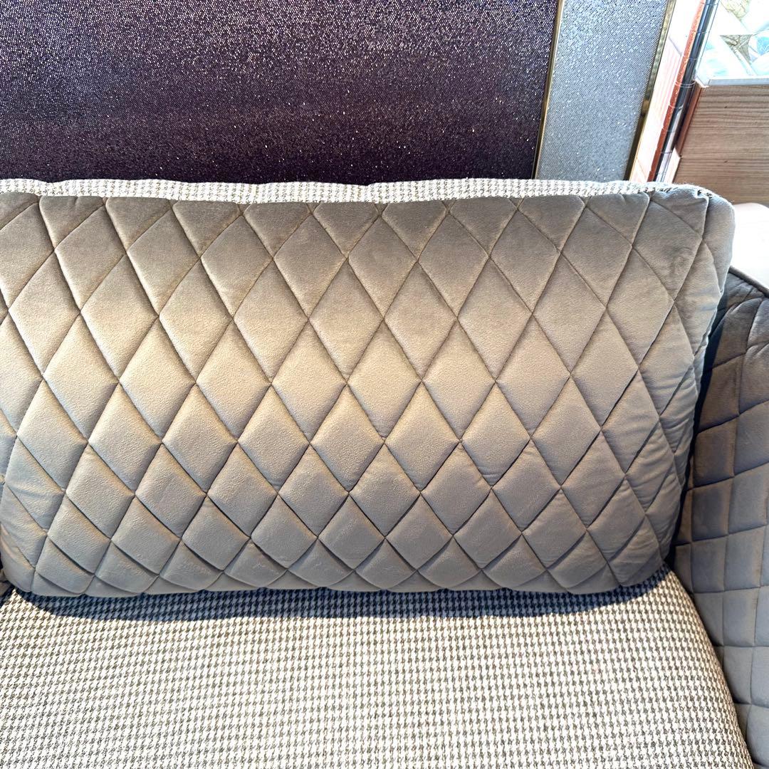 【福岡近郊引取りお値引き可能！】2人掛け掛けソファ グレー系