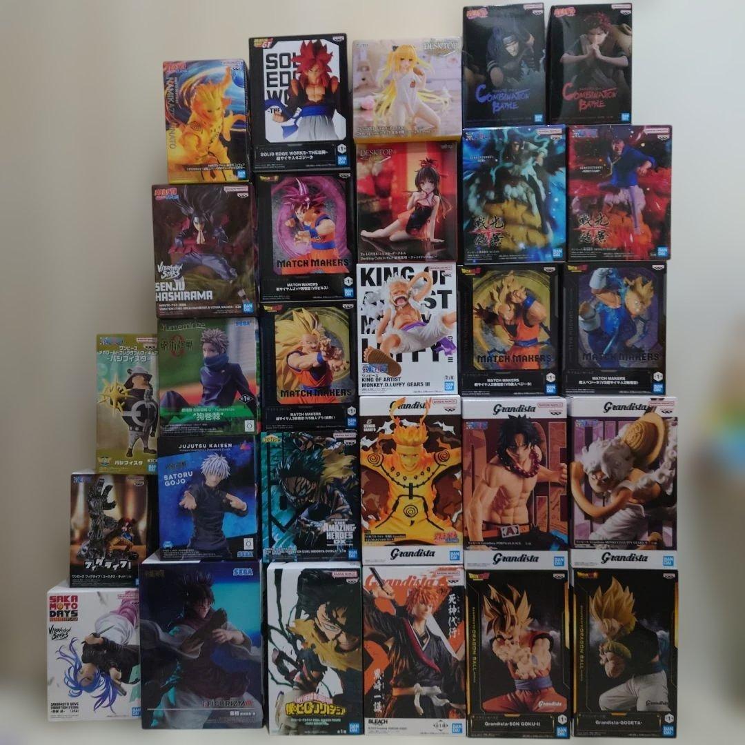 ジャンプ プライズ フィギュア 28体まとめ売り ドラゴンボール ナルト 他