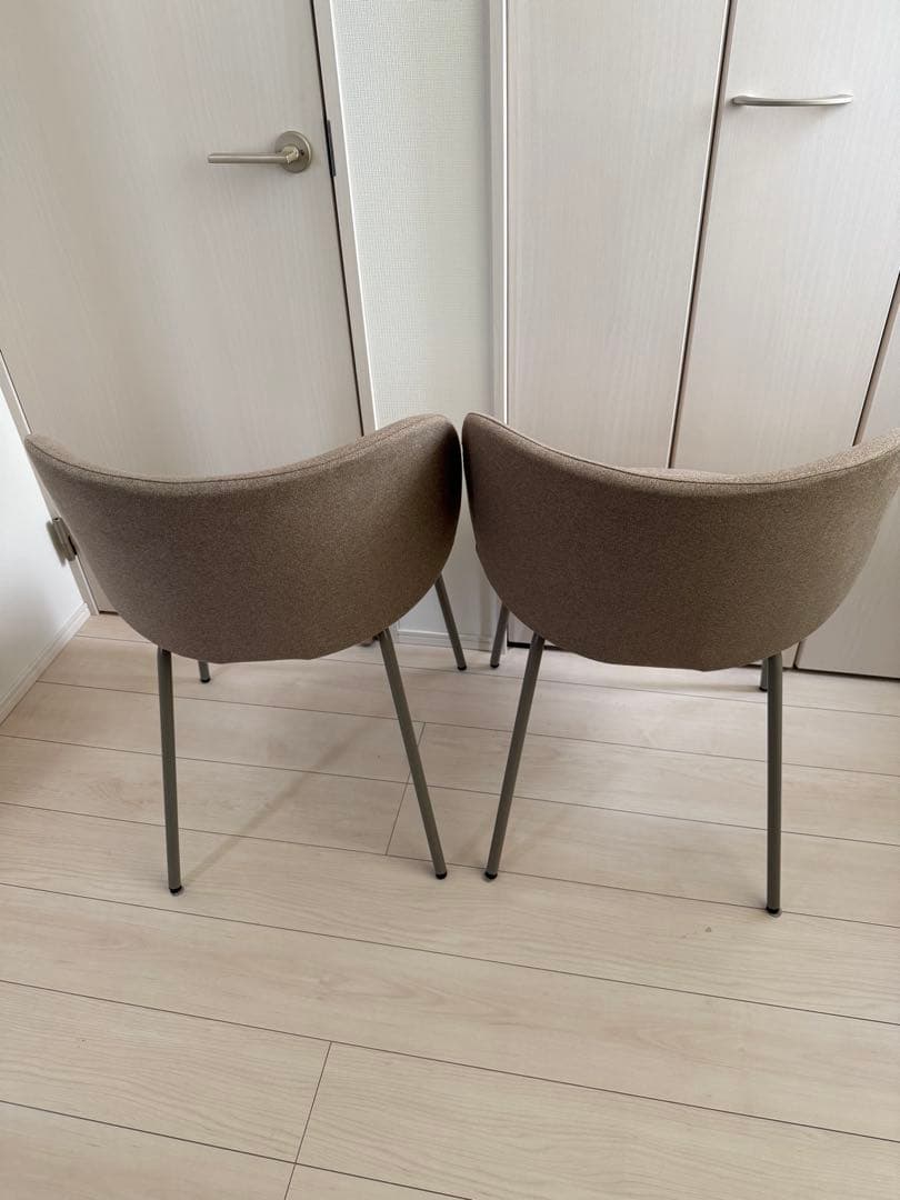 【極美品】IKEA KRYLBO クリルボー チェア ダークベージュ 2脚