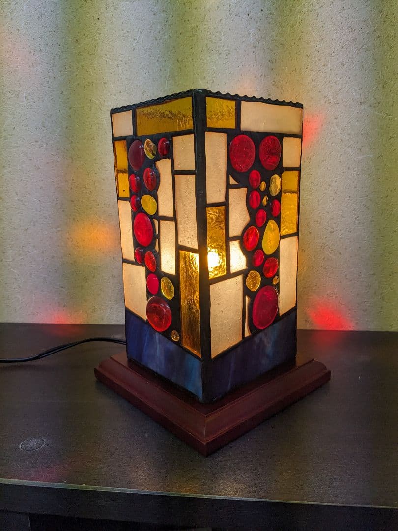 ナギットを使用したって和風4面ランプ