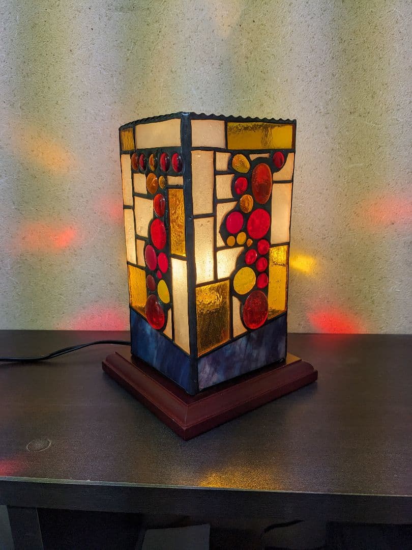 ナギットを使用したって和風4面ランプ