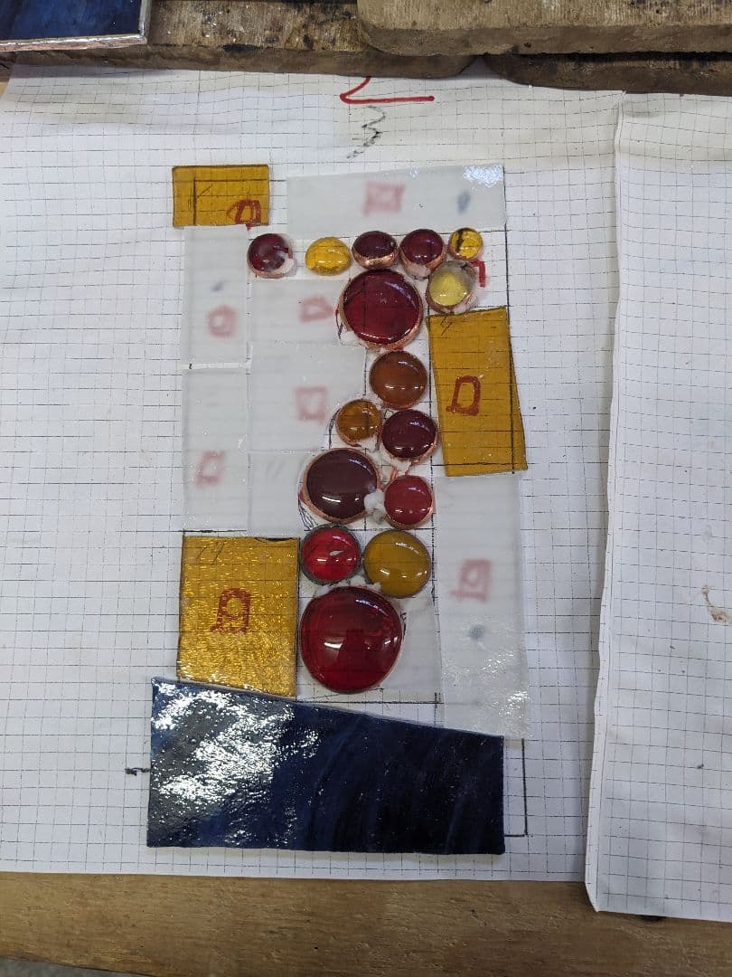 ナギットを使用したって和風4面ランプ