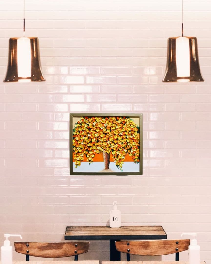 堀内康司 油絵 風景 額装(ZE730)