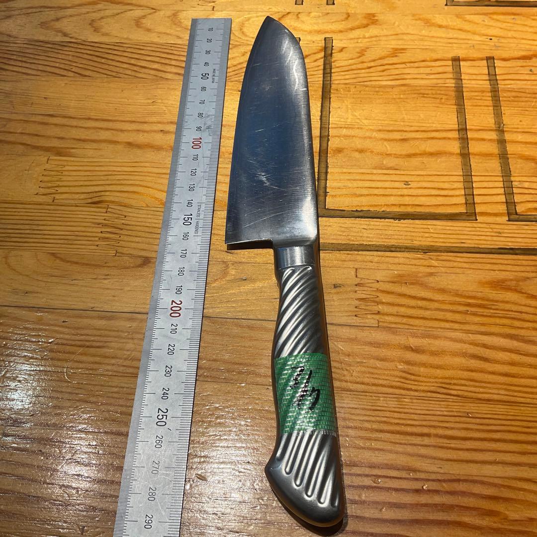 タッパーウェア ダマスカス オールステンレス 三徳包丁 藤次郎OEM